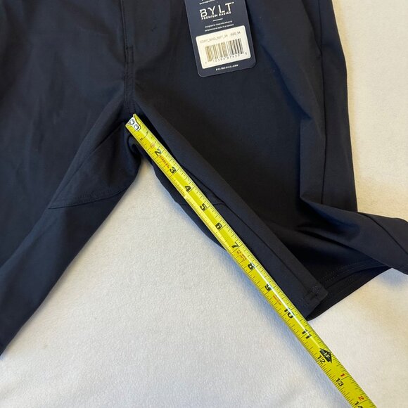 Bylt Mens Everyday Short Size 34 NWT Navy Blue 10" Inseam Stretch Athletic - Picture 10 of 11